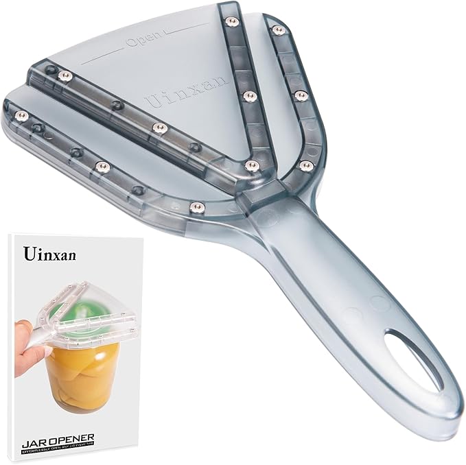 Uinxan Jar Opener for Weak Hands & Seniors with Arthritis - Handheld Manual