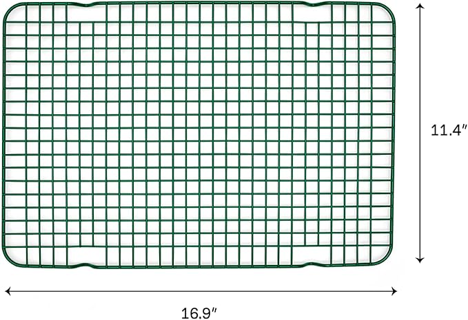 Great Jones Non Stick Wire Cooling Rack (Broccoli) – Fits Half Sheet