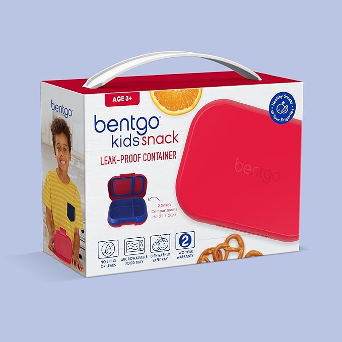 Bentgo Kids Snack Leak-Proof 2 Compartment Bento-Style Container