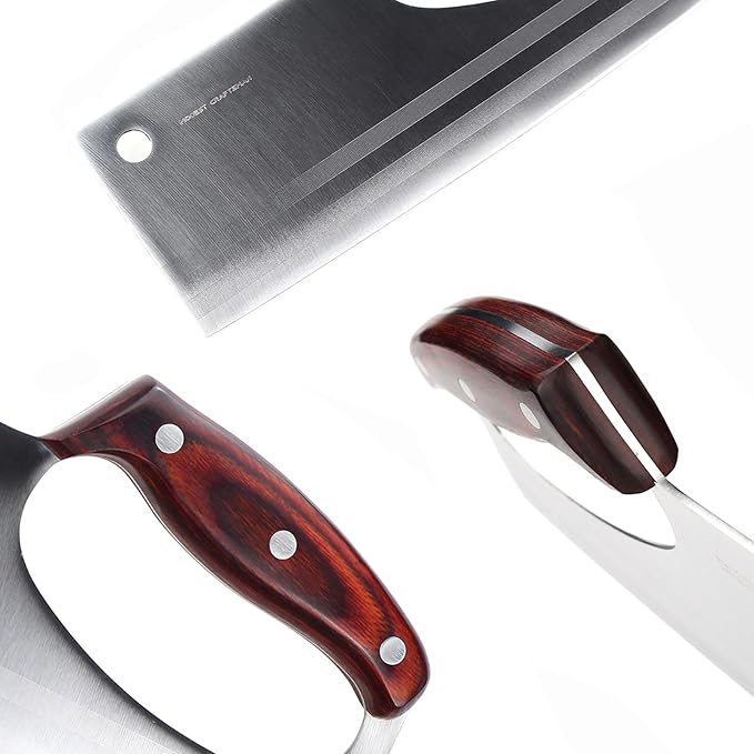 HIDAMOS Meat Cleaver Knife Japanese Chef Knife for Vegeable Meat Cutting