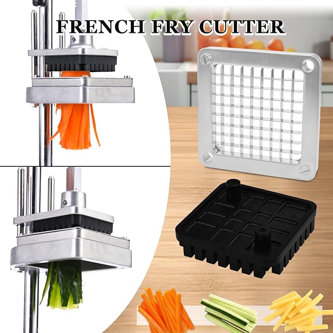 BSTSLL 2 PCS Replacement Dicer Chopper 3/8" Blades with Pusher Block