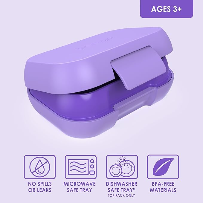 Bentgo Kids Snack Leak-Proof 2 Compartment Bento-Style Container
