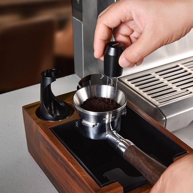 MATOW 6 Prong WDT Espresso Tool with Weighted Stand