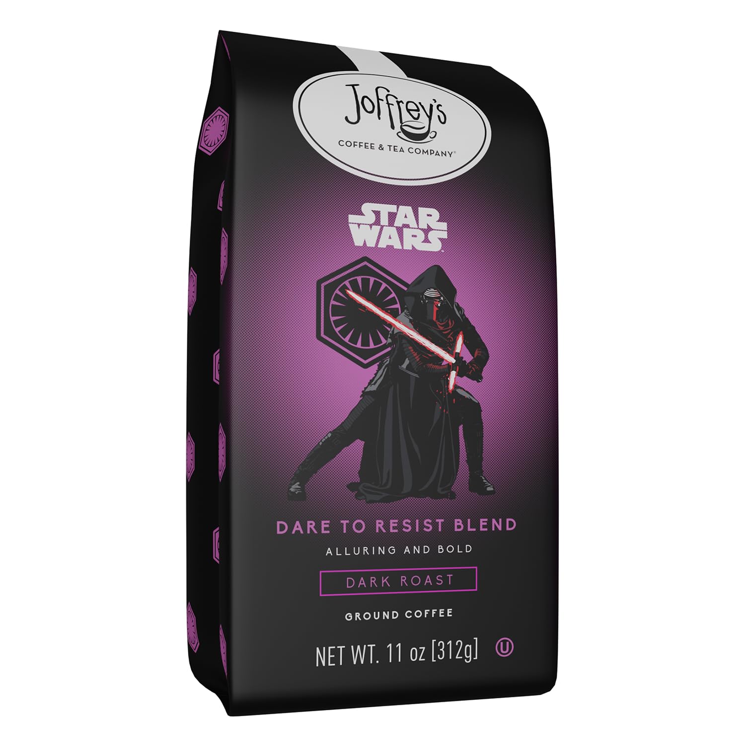 Joffrey's Coffee - STAR WARS™ Dare to Resist Blend, STAR WARS Licensed Coffee Collection, Artisan Dark Roast, Bold & Smooth Taste, Brew or French Press (Ground, 11oz)