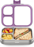 HOMEKOL Stainless Steel Bento Lunch Box, Purple, 3.3Cups