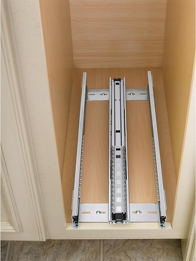 Rev-A-Shelf Pullout Kitchen Cabinet Organizer, Min Cabinet Opening 8.5" W