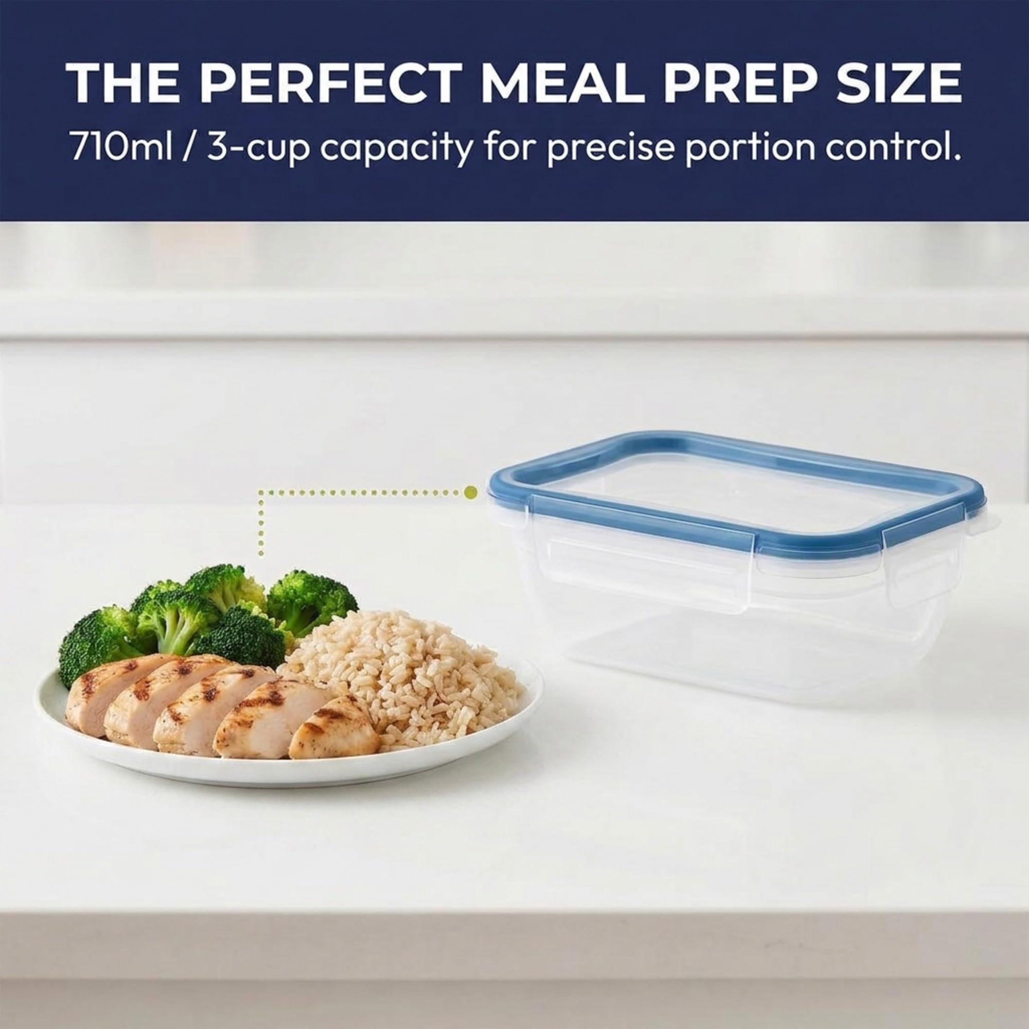 Snapware Plastic Total Solutions (5-Pack, 3 Cup) Food Storage Containers
