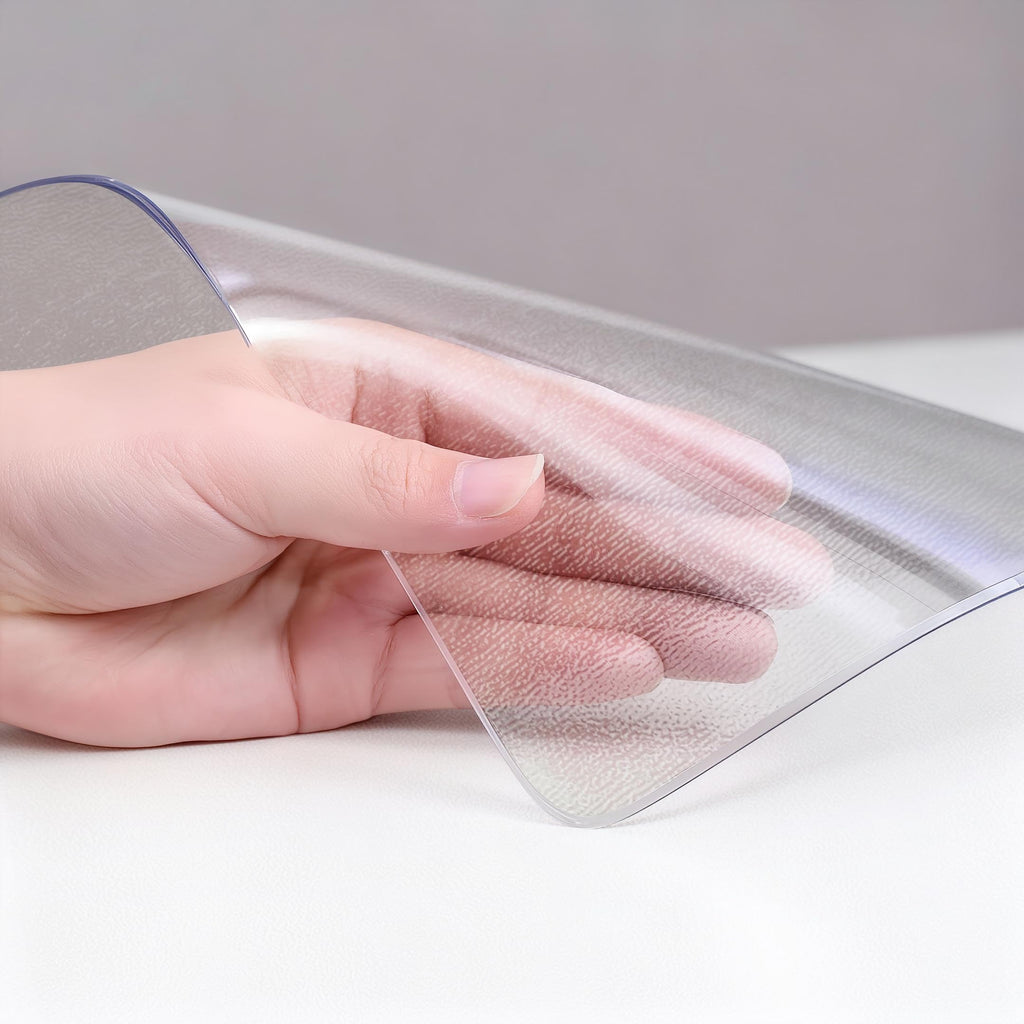 ProsperJoyChant 40x60in Frosted PVC Table Protector 1.4mm Waterproof Pad