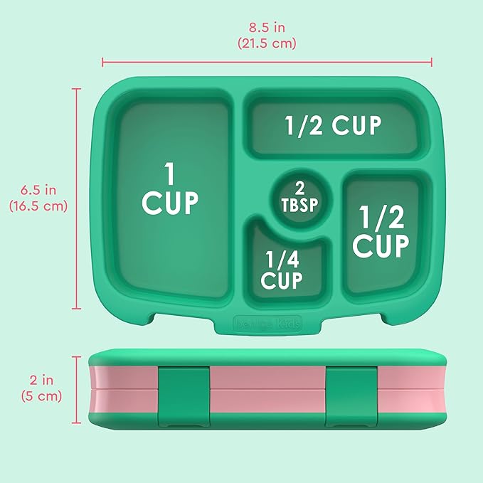 Bentgo Kids Prints Leak-Proof 5-Compartment Bento-Style Kids Lunch Box
