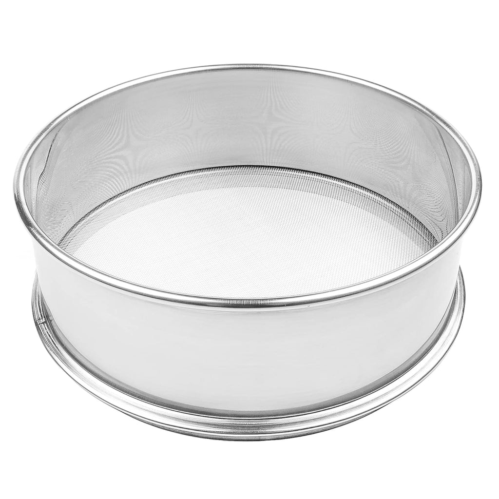 Vollum Stainless Steel Flour Sifter Fine Mesh Baking Sieve 9.5"