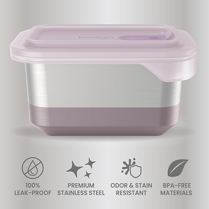 Bentgo MicroSteel Heat & Eat Leak-Proof Stainless Steel Container