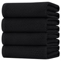 Homaxy 100% Cotton Waffle Weave Kitchen Dish Cloths, Ultra Soft Absorbent Quick Drying Dish Towels, 12 x 12 Inches — 20 X 28 - 4 Pack