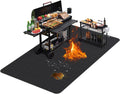 TAOMAND Large 90 x 52 inches Under Grill Mats for Outdoor Grill | BBQ Mat
