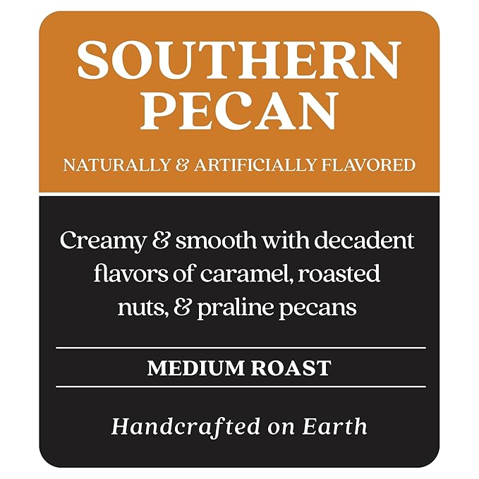 Copper Moon Whole Bean Coffee, Medium Roast, Southern Pecan Blend, 5 lb