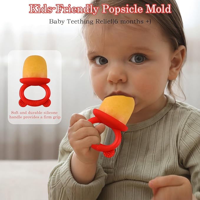 WMKGG Baby Popsicle Molds,Breastmilk Popsicle Molds