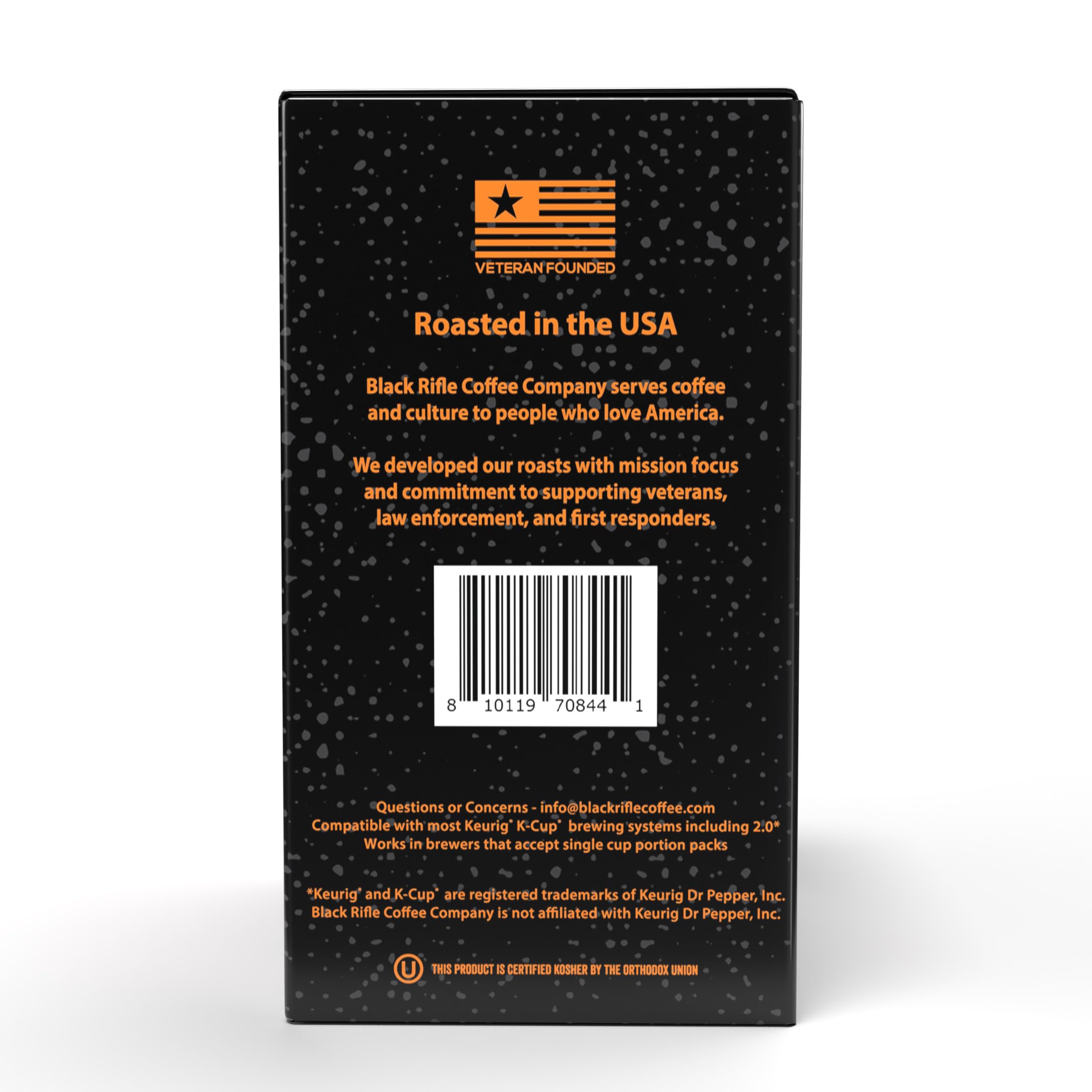 Black Rifle Coffee Company Pumpkin Spice, 22 Count, Medium Roast K Cups - Single Serve K Cups Coffee Pods - Kcup Pods Compatible with all Keurig machines - Made from Arabica Beans