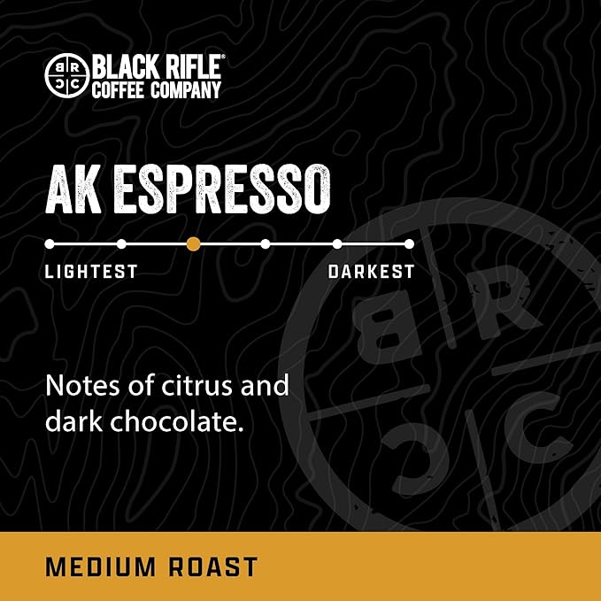 Black Rifle Coffee Medium Roast K Cup Coffee AK Espresso 32 Count