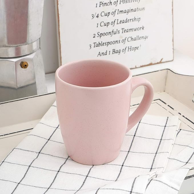 Stone Lain Albie Stoneware 32-Piece Modern Dinnerware Set, Kitchen Plates and Bowls Sets, Service for 8, Pink, Microwave & Dishwasher Safe