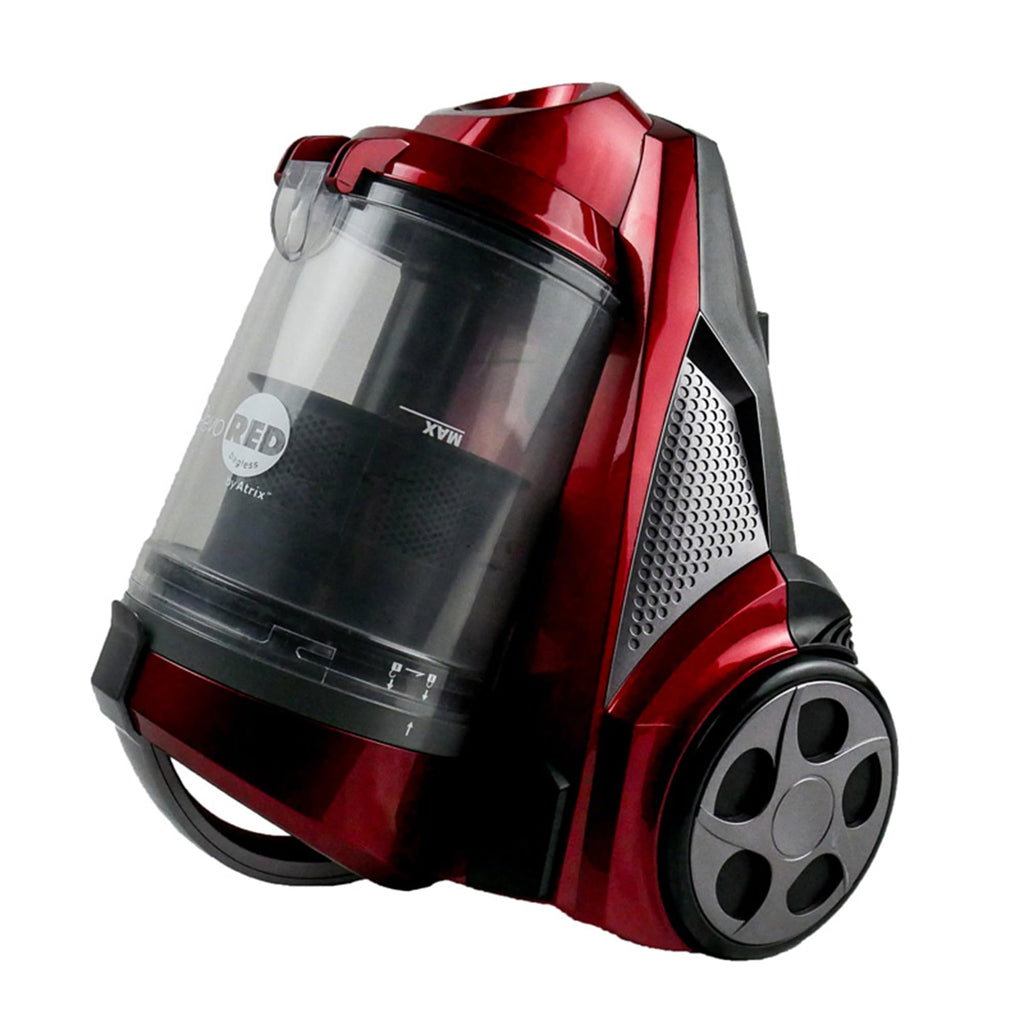 Atrix AHC-RR Revo Red Canister Vacuum Bagless