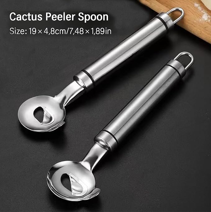 Cactus Peeler Tool, 2 Pack, Stainless Steel