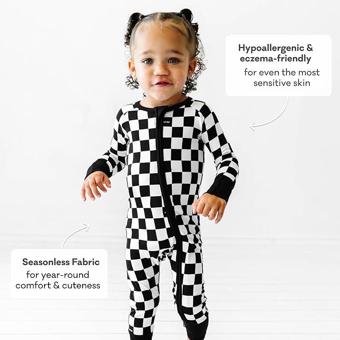 Little Sleepies Baby Pajamas, Cool Checks, 3T