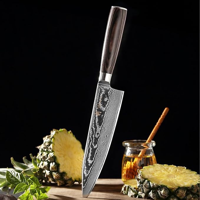 Wakoli EDIB Essentials 2-Piece Damascus Chef Knife Set, VG10 Core, Gift Box