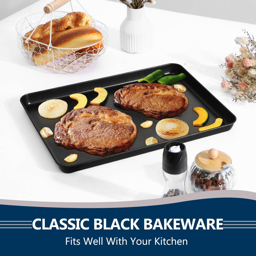 P&P CHEF Baking Cookie Sheet Pan, Carbon Steel Oven Tray, 16 Inch & 1PC