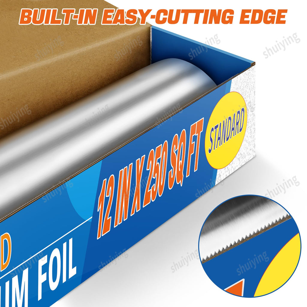 Miktomeh Standard Aluminum Foil 12" x 250 Sq Ft