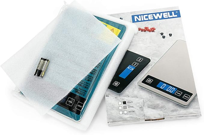 Nicewell Food Scale 22lb Digital Kitchen Scale for Cooking Baking