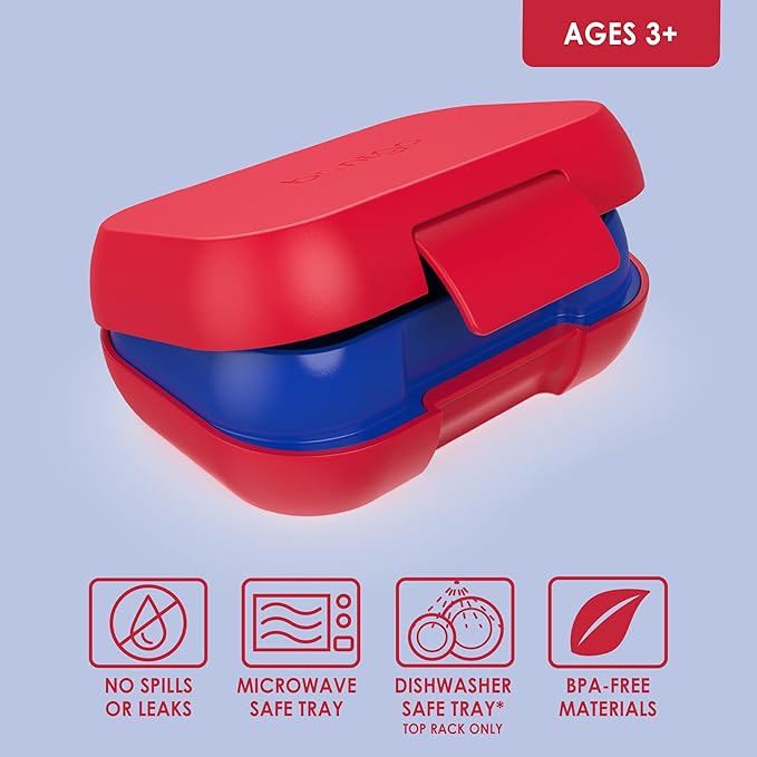 Bentgo Kids Snack Leak-Proof 2 Compartment Bento-Style Container