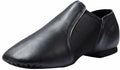 Dynadans Leather Upper Slip-on Jazz Dance Shoe for Women Men's Dance Shoes Black 4.5M