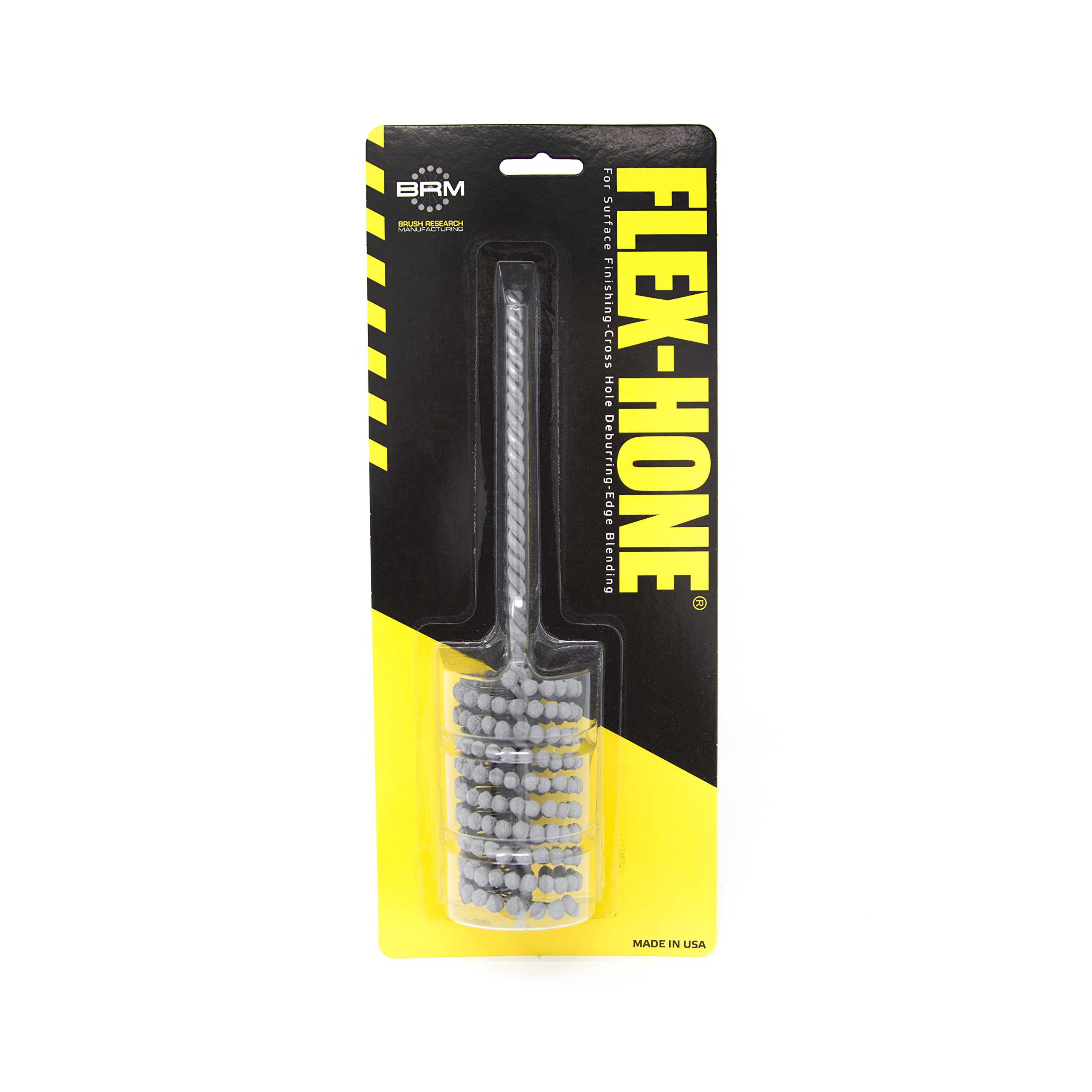 Brush Research BC138800 FLEX-HONE®, 1-3/8" (35mm) Diameter, 800 Grit, Silicon Carbide, for Mild Steel, Stainless Steel, Cast Iron and Softer Ferrous Materials