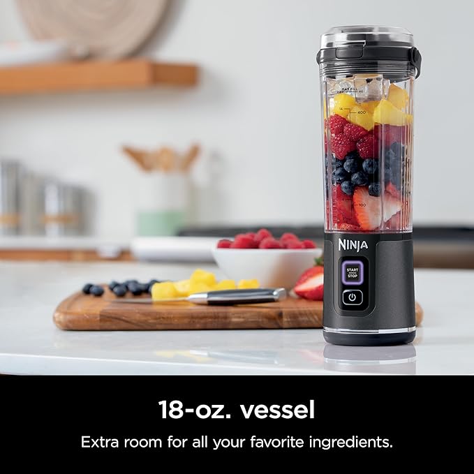 Ninja Blast Portable Blender, Cordless, 18oz Vessel, BC151MB