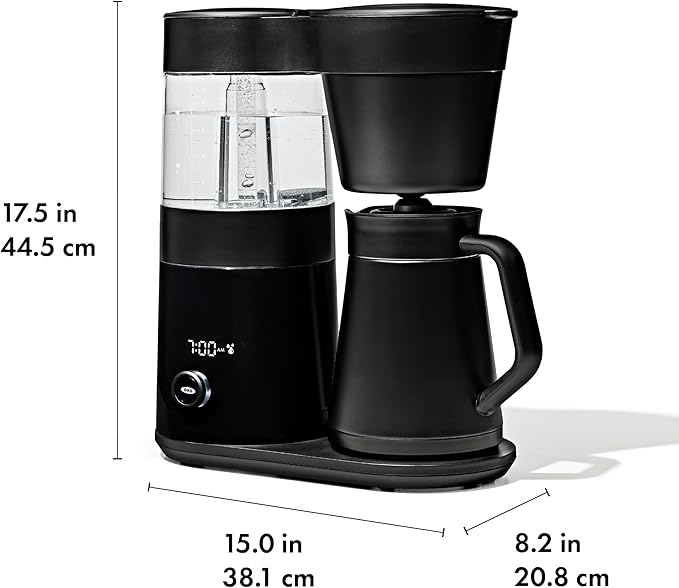 OXO Brew 9-Cup Drip Coffee Maker – Programmable Machine, Matte Black