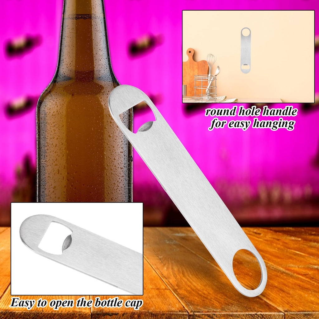 QTLCOHD 20 Pack 7 Inch Flat Bottle Opener