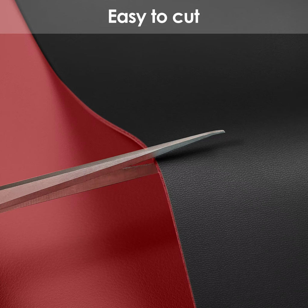 Zinkooat Table Cover Rectangle for Dining Room Table - Can Be Used On Both Sides Waterproof and Easy to Clean Good Flatness Used for Dining Table(Black+Wine Red 44x96)