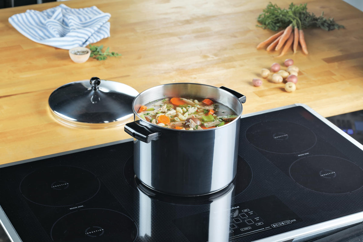 Farberware Classic Series Stainless Steel Stock Pot with Lid, 8-Quart