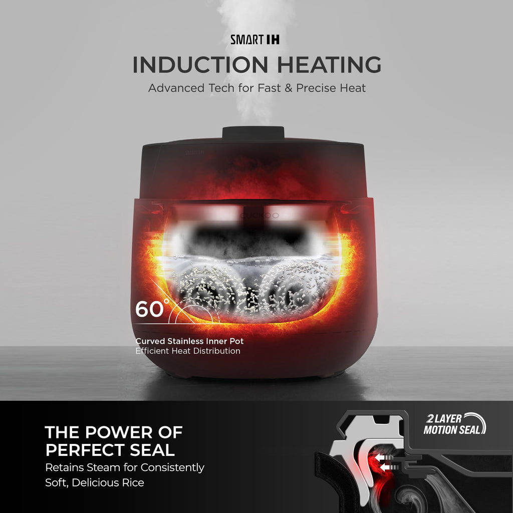 CUCKOO Twin Pressure Induction Rice Cooker, 20-Cup Cooked, CRP-LHTR1009FW