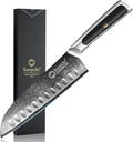 Kitchen Knife Japanese Damascus Santoku Knife 7 Inch