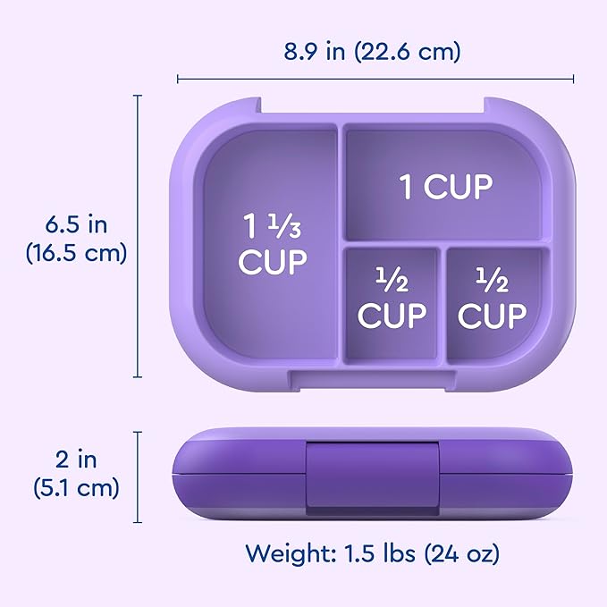 Bentgo Chill Kids 4-Compartment Bento Box Leakproof Lunch Box