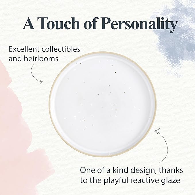 Portmeirion Minerals Dinner Plate - Moonstone, Set of 4