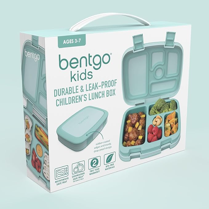 Bentgo Kids Bento-Style 5-Compartment Leak-Proof Lunch Box
