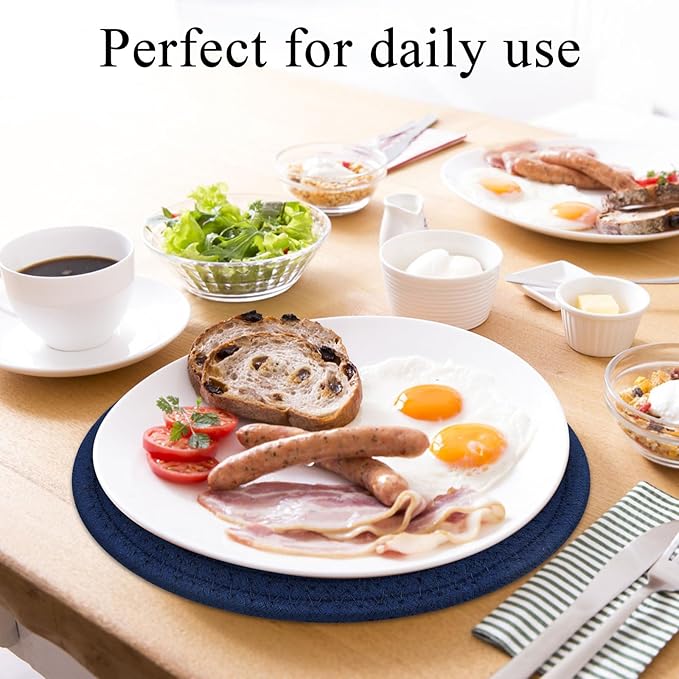 SHACOS 8 Inches Trivets for Hot Dishes, 6 Pcs