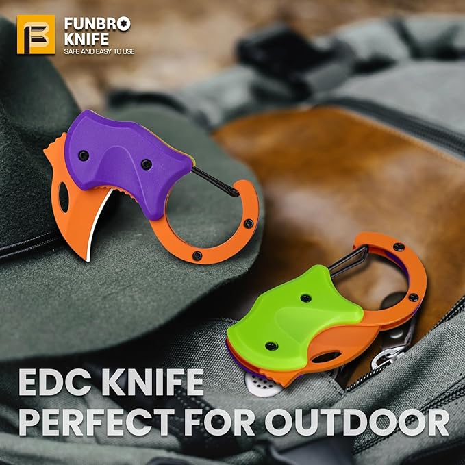 FUNBRO Small Pocket Knife for Men, Edc Knives Tool