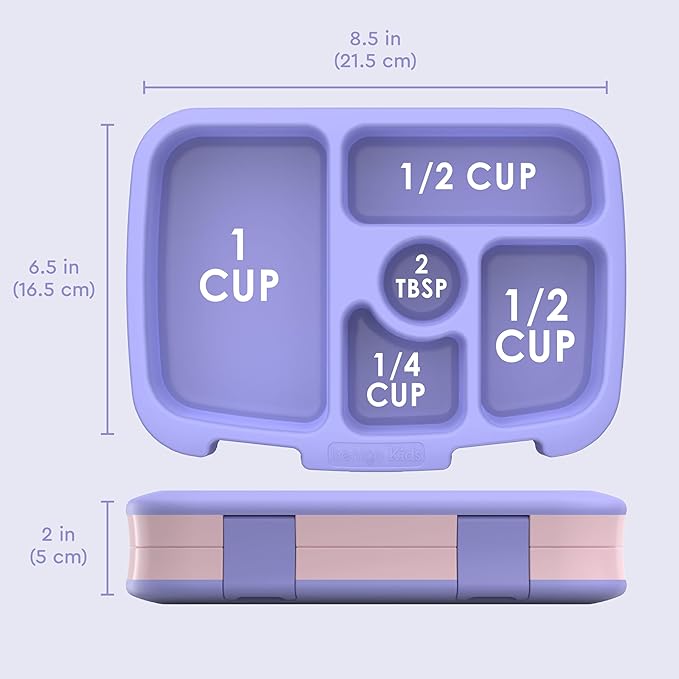Bentgo Kids Prints Leak-Proof 5-Compartment Bento-Style Kids Lunch Box
