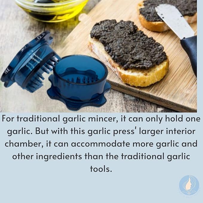Angel’s Peel Lounge Garlic Mincer (Blue)