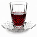 Godinger Kiddush Cup and Plate Set, Crystal Glass Kiddush Cup - Dublin Collection