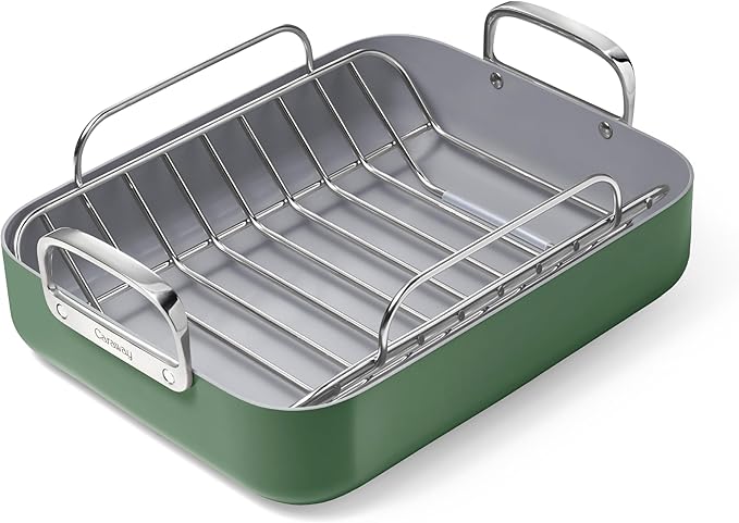 Caraway Roasting Pan, 16x13" Roasting Pan with Rack