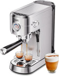 Gevi 20 Bar Compact Espresso Machine for Home,Latte、Cappuccino Coffee Maker