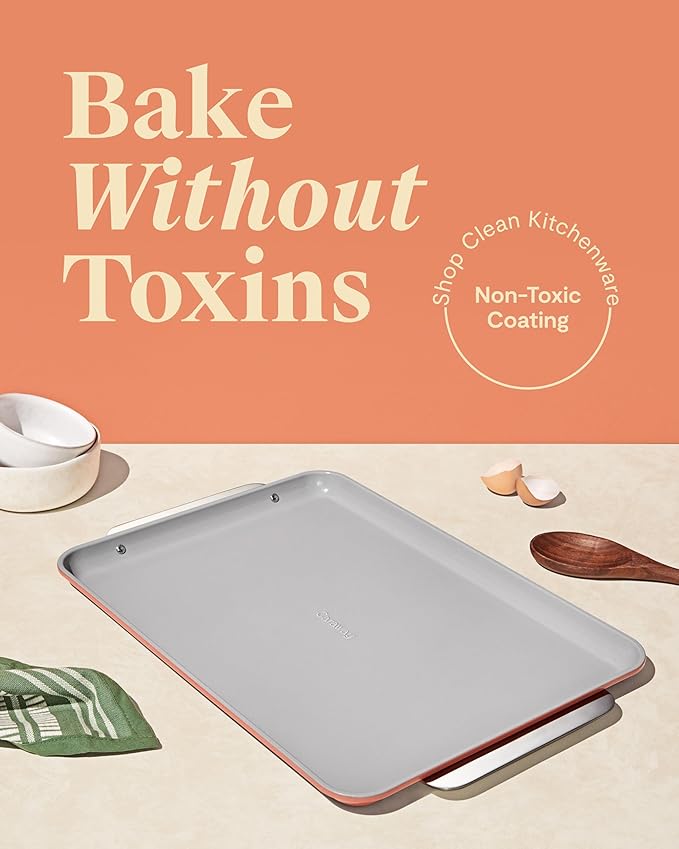 Caraway Non-Stick Ceramic-Coated 18" x 13" Baking Sheet